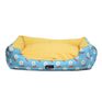 Mutt Of Course Lounger Bed For Dogs - Eggs N Bacon - Large