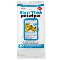 Petkin Big n Thick Petwipes - 100 Wipes