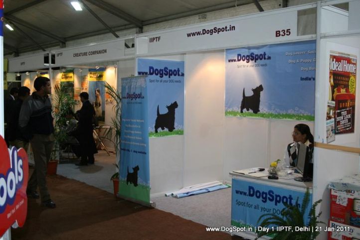 dogspot,stalls,, Day 1 IIPTF 2011, DogSpot.in